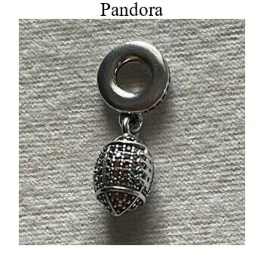 Authentic Pandora American Football Dangle Charm